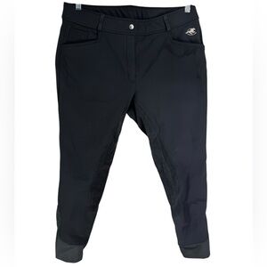 Piper smartpak black riding britches pants equestrian 34L
